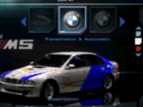 Машина BMW M5 GT